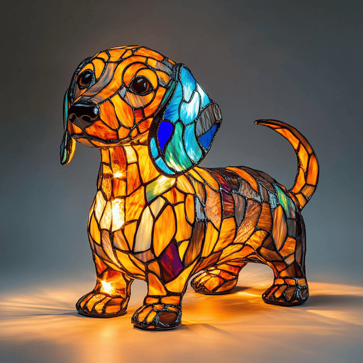 Bulldog Shaped Table Lamp Lighting Fixture