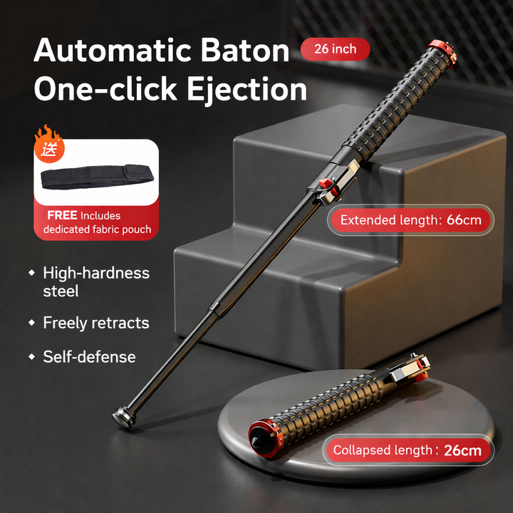 Telescopic Expandable Stick with Non Slip Grip Handle