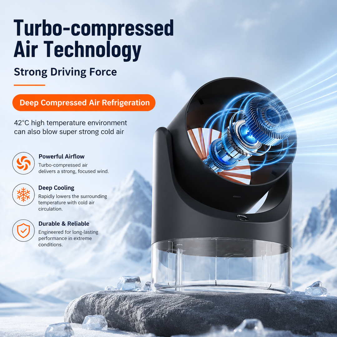 Portable Mini Mist Fan Electric Air Cooler Humidifier 360 Adjustable