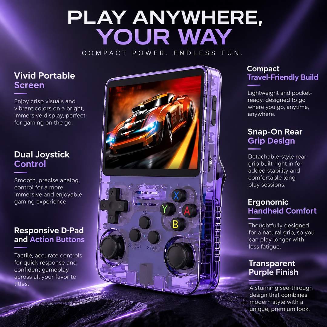 Retro Handheld Game Console 500 Built In Games for Kids Adults