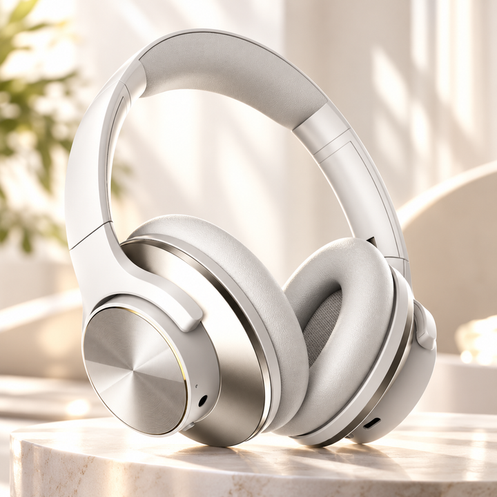 Active Noise Cancelling Wireless Headphones Over Ear Bluetooth