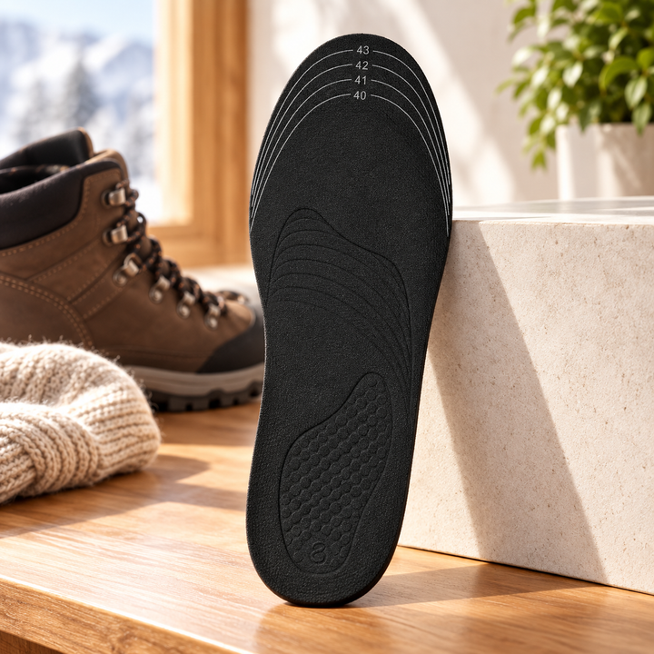 Rechargeable Heated Insoles USB Foot Warmers for Shoes Boots