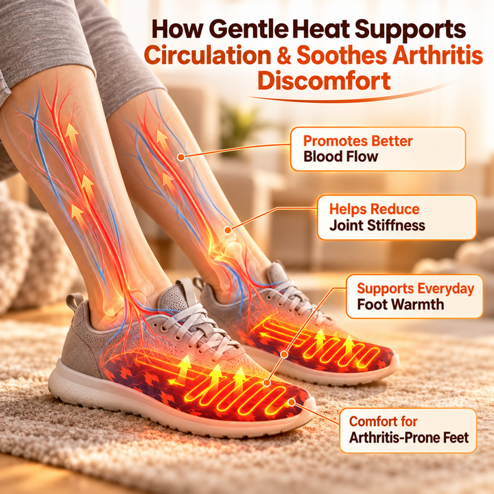 Rechargeable Heated Insoles for Arthritis and Poor Circulation
