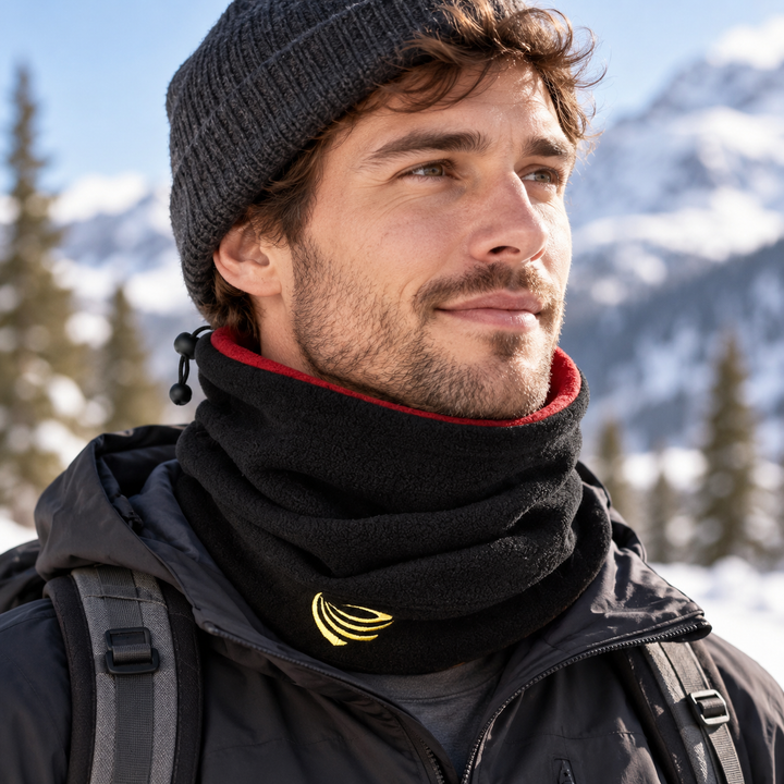 Windproof Fleece Neck Warmer Tube Scarf for Winter