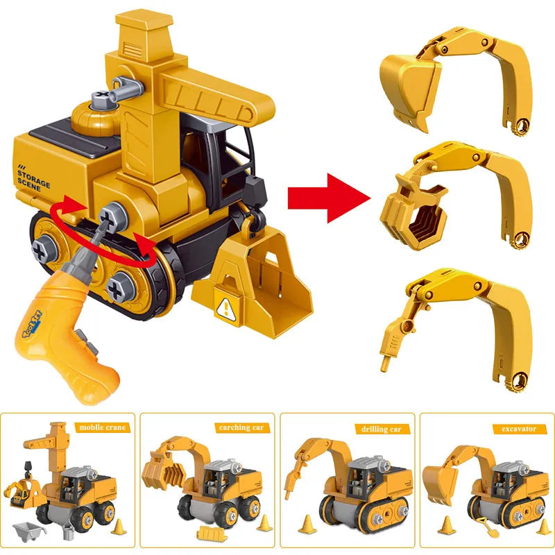Building Engineer Construction Toy Starter Set Montessori Meccano Kit