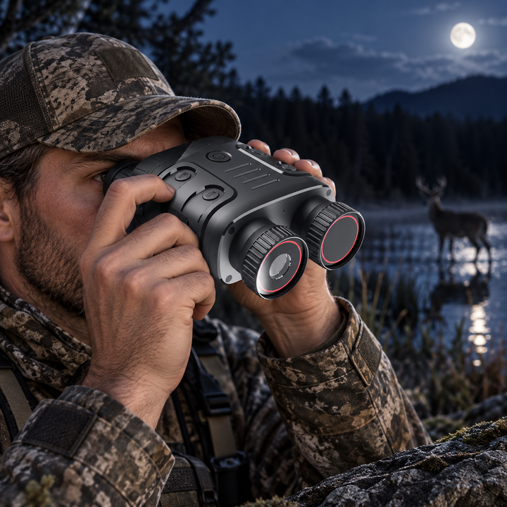 Night Vision Binoculars Camera HD 4x Zoom Digital Goggles for Darkness