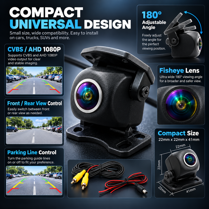 Wireless Reversing Camera for Trucks Trailers Horse Box Full HD