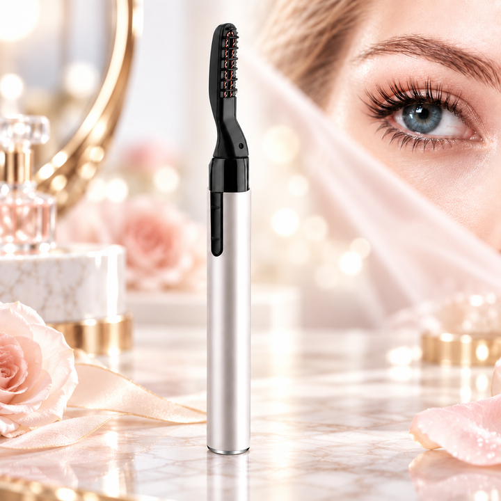 Heated Eyelash Curler Electric Long Lasting Natural Lash Curl Tool