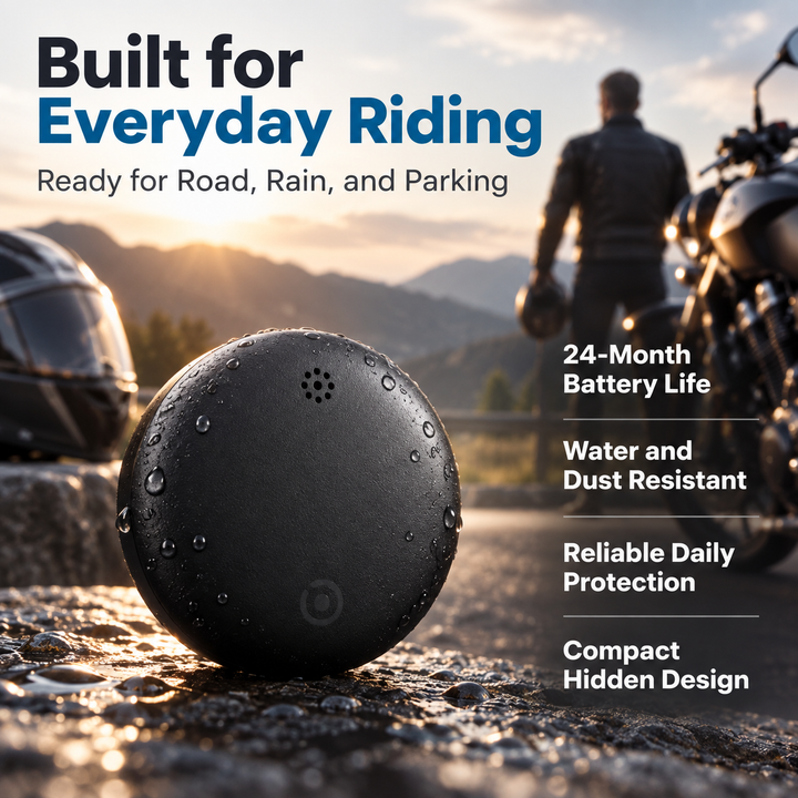 GPS Tracker for Motorcycles No Subscription Real Time Android iOS