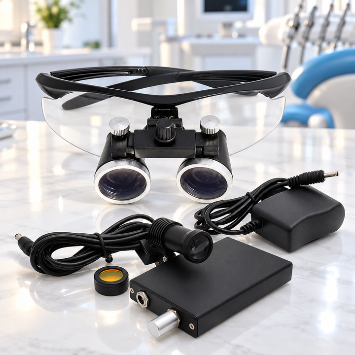 Dental Loupes Magnifier LED Headlight for Precision Close Work