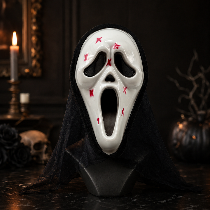 Ghostface Mask Halloween Horror Scary Scream Adult