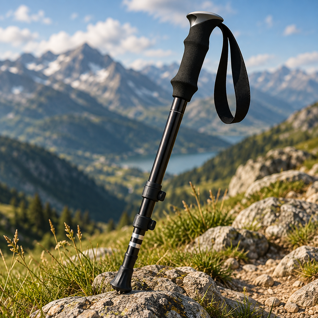 Foldable Trekking Poles Adjustable Aluminium Hiking Poles for Walking