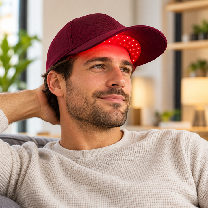 Red Light Infrared Laser Cap for Hair Growth Scalp Therapy