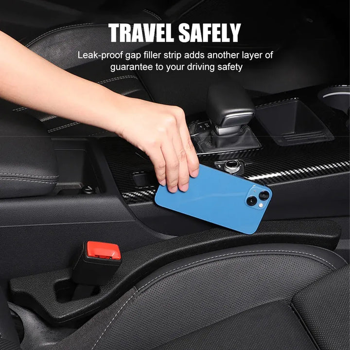 Car Seat Gap Filler Organizer 2 Pack Automotive Interior Storage Tray