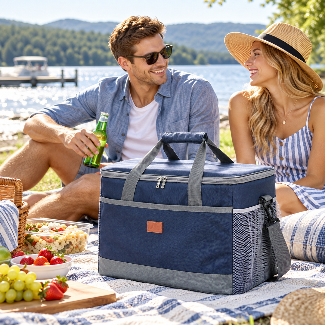 33L Waterproof Cooler Bag Insulated Large for Picnics Beach