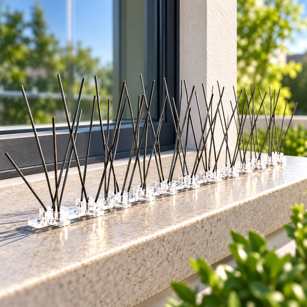 Stainless Steel Pigeon Spikes Bird Deterrent Anti Roosting Spikes 25cm