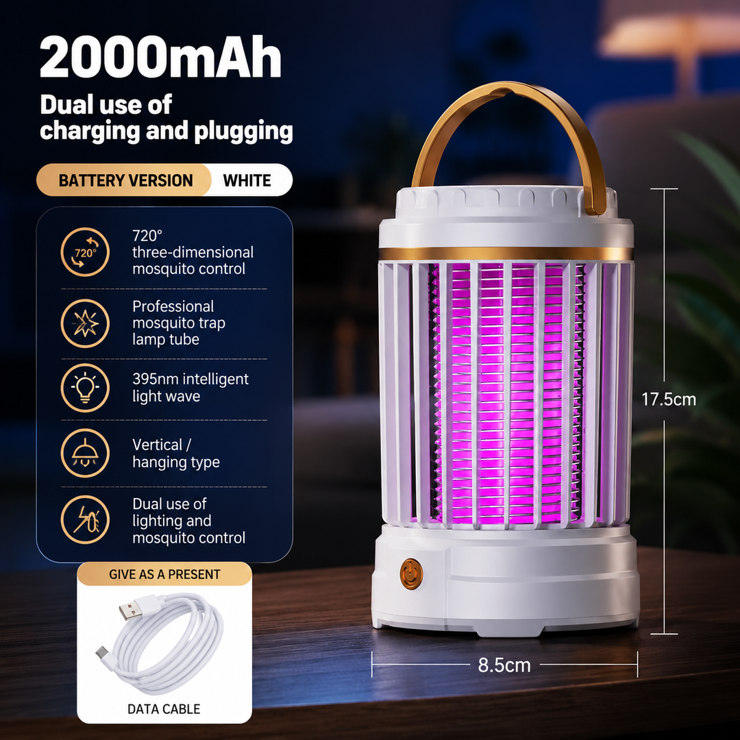 USB Electric Mosquito Killer Lamp Rechargeable Insect Catcher