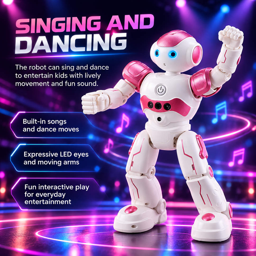Remote Control Robot Interactive Smart Toy Robot for Kids with Lights