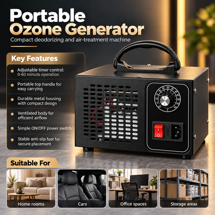 Ozone Generator Machine Air Purifier Home Odour Eliminator