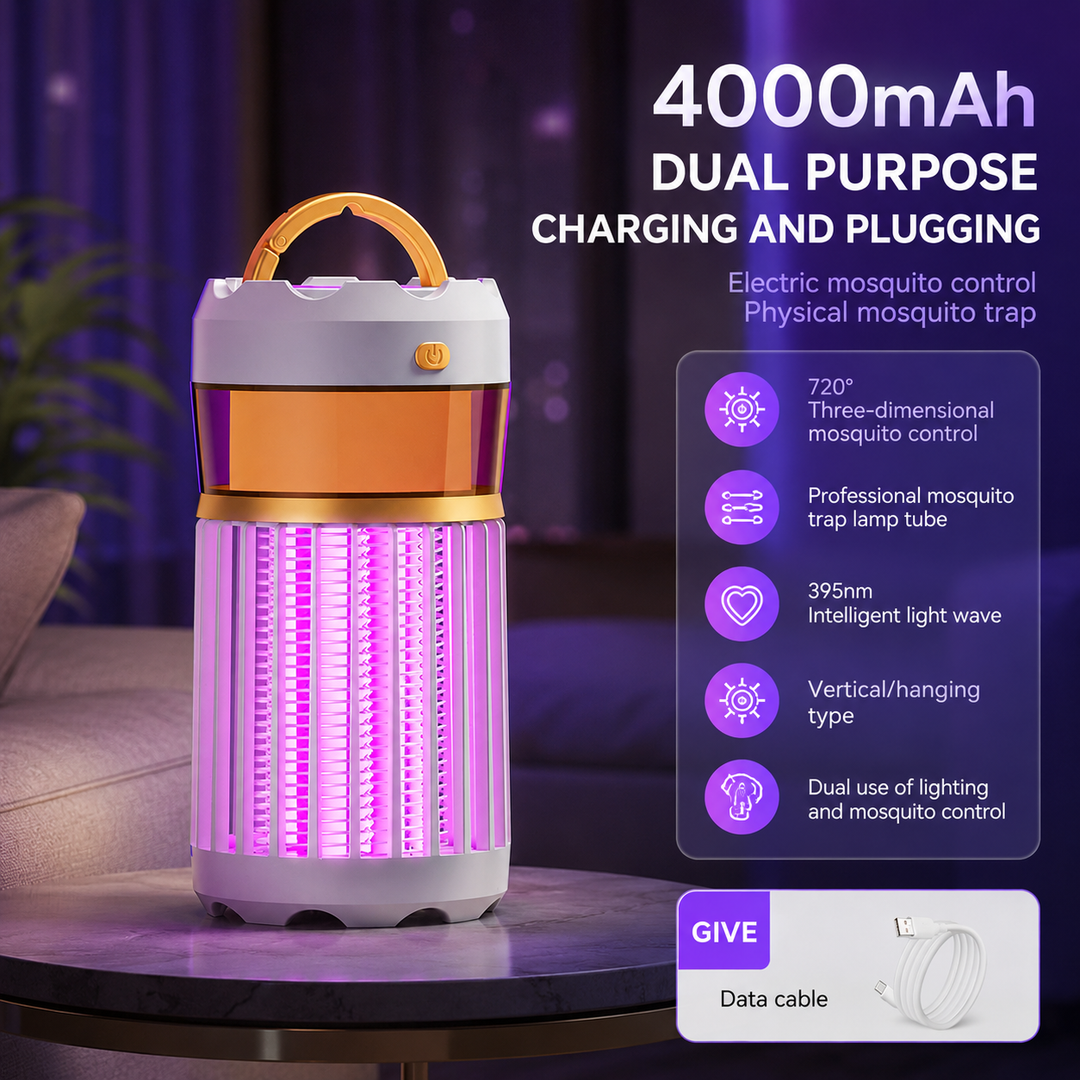 3-in-1 Mosquito Repellent Lamp Camping Nightlight Insect Trap