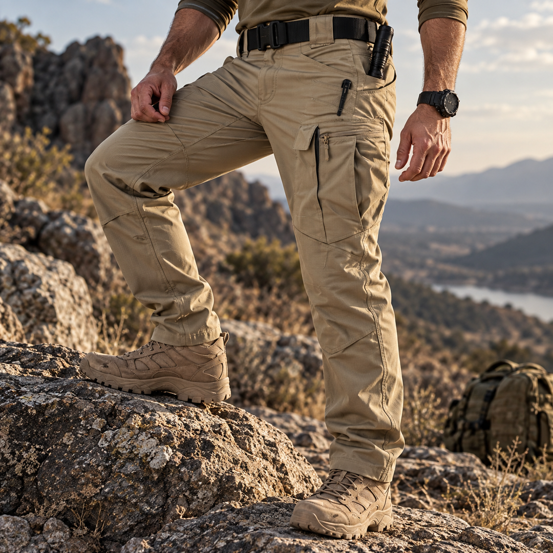 Tactical Waterproof Cargo Trousers Ripstop Quick Dry Multi Pocket