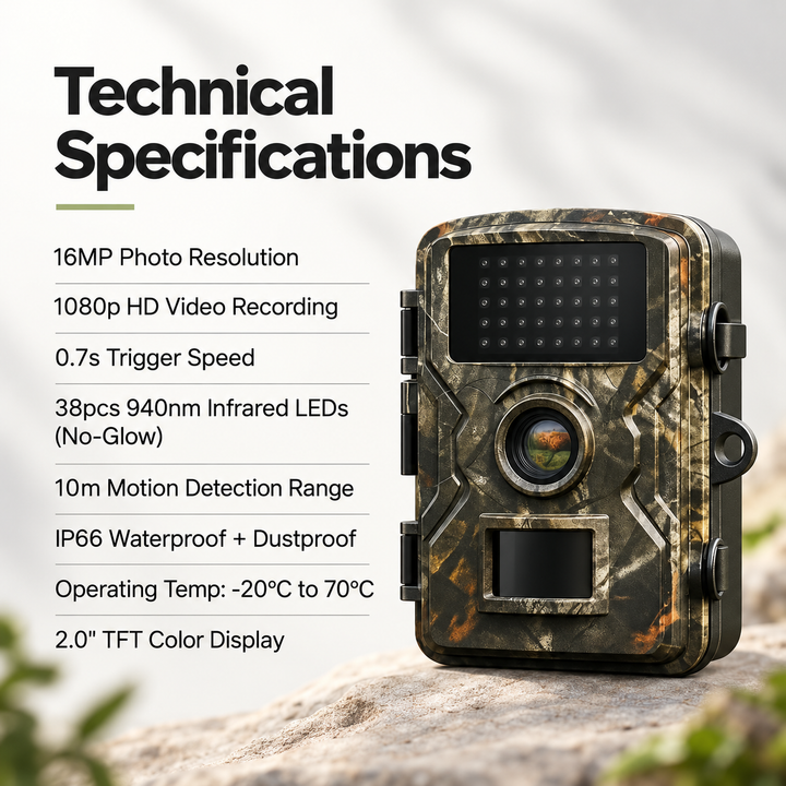 Night Vision Trail Camera Outdoor Wildlife Animal Cam