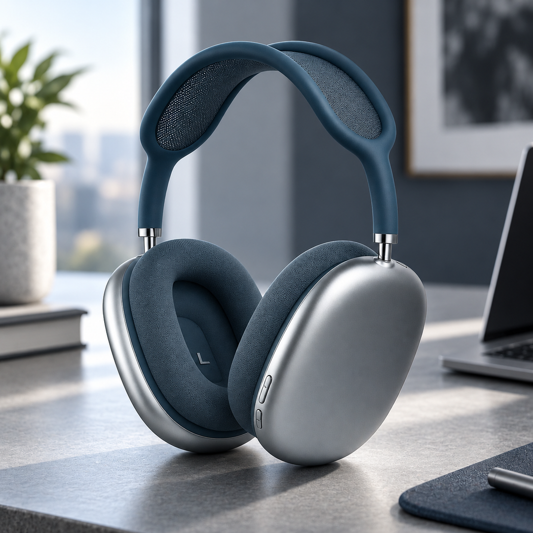 Bluetooth Over-Ear Headphones Noise Cancelling Wireless