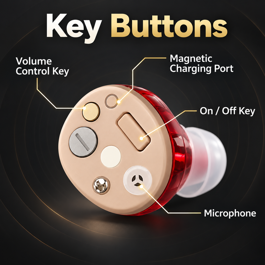 Invisible Rechargeable Sound Amplifier Hearing Aids In Ear