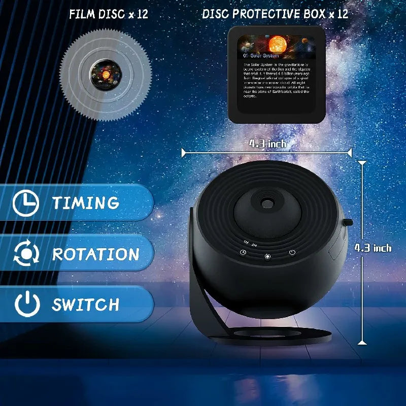 Planetarium Star Projector Light 360 Degree Rotating Sphere