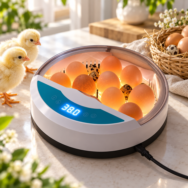 Egg Incubator Automatic Chicken Egg Hatcher with Temp Control