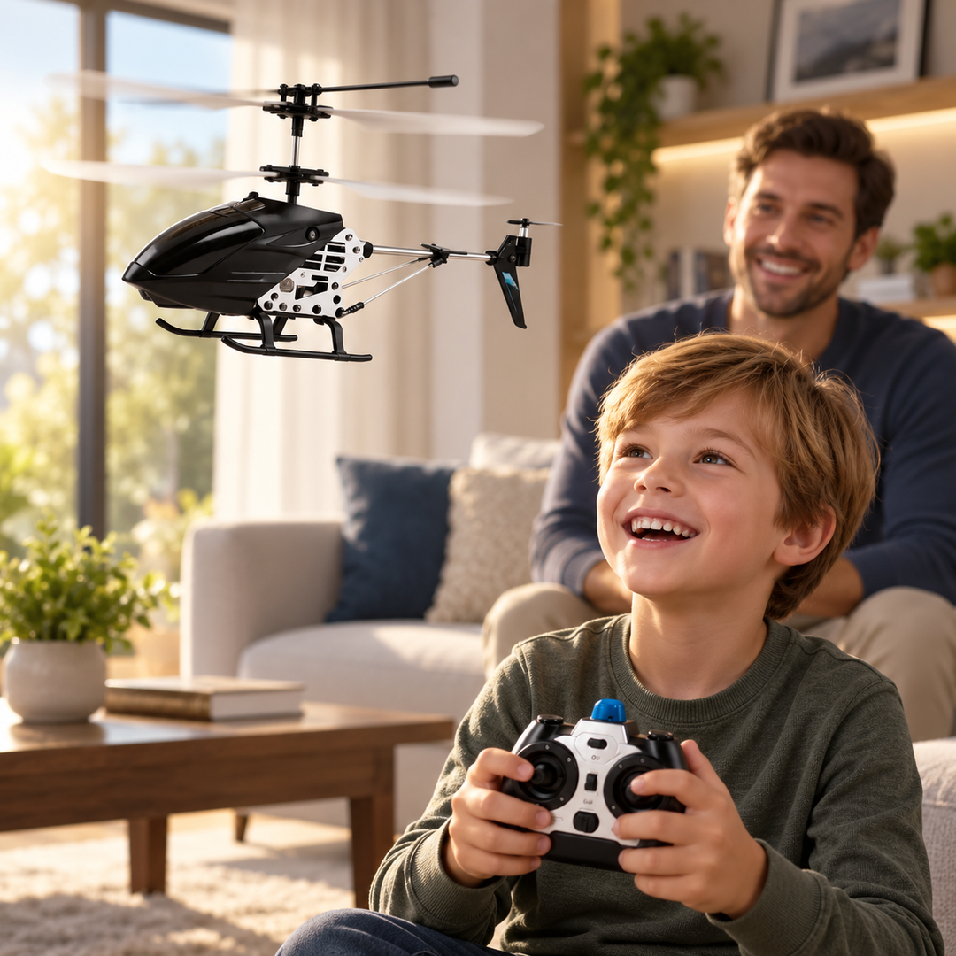 Unbreakable RC Helicopter Mini Gyro Remote Control Toy
