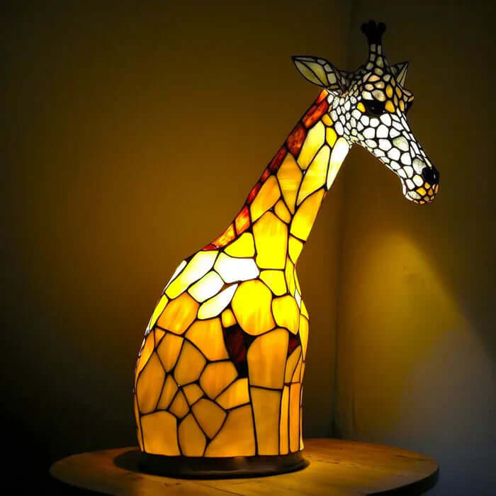 Animal Stained Glass Table Lamp Night Light