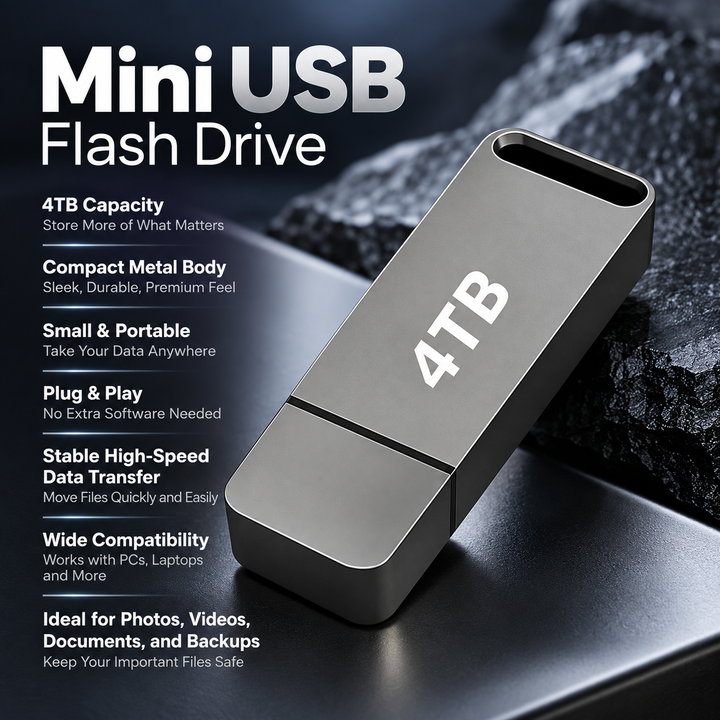 USB 3.2 Flash Drive High Speed Waterproof Shockproof Windows Mac