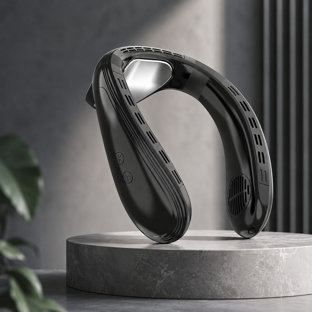 Bladeless Neckband Personal Cooling Fan Wearable Hands-Free Fan