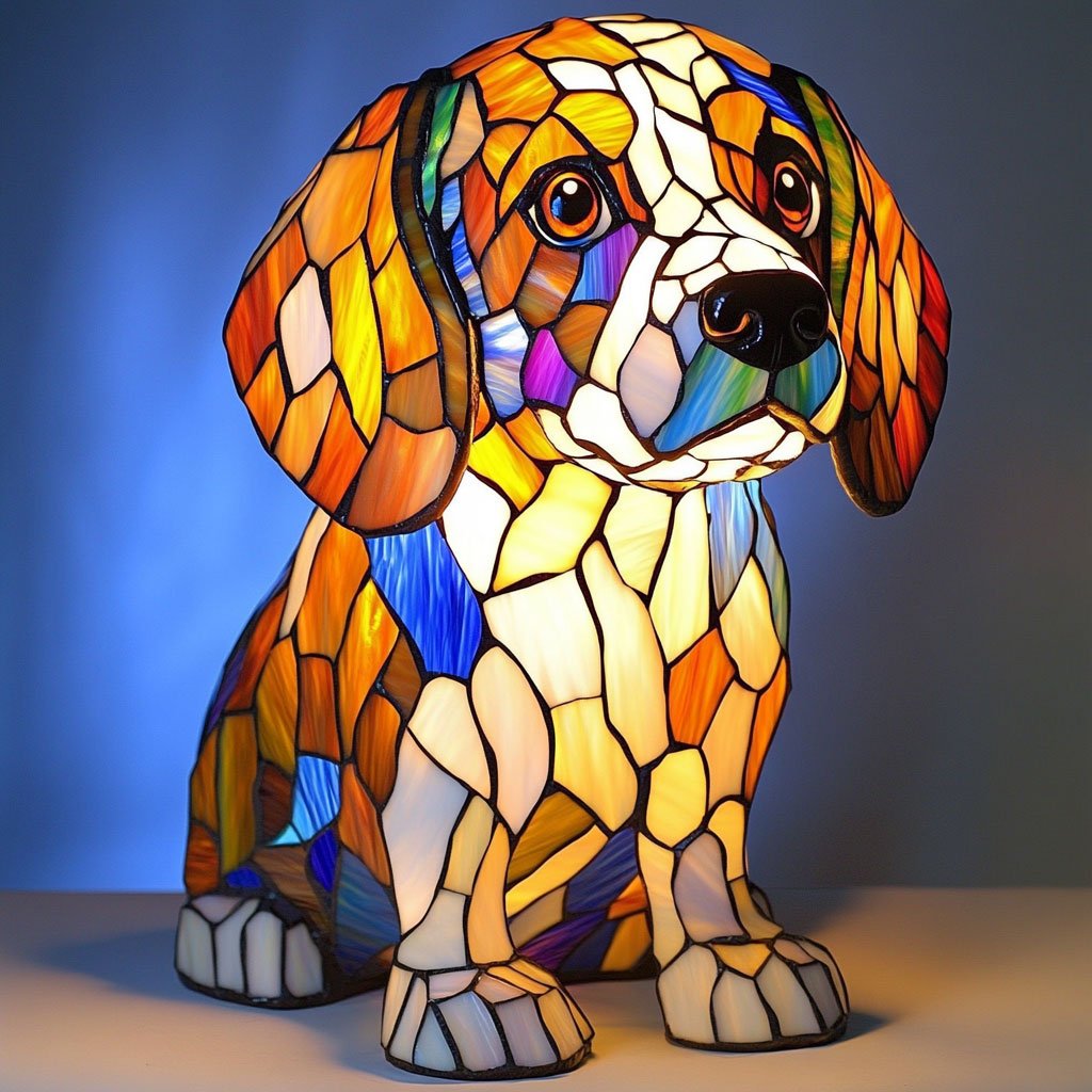 Bulldog Shaped Table Lamp Lighting Fixture