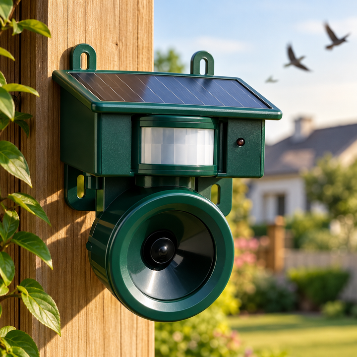 Motion Sensor Bird Deterrent Pigeon Repeller with Sound