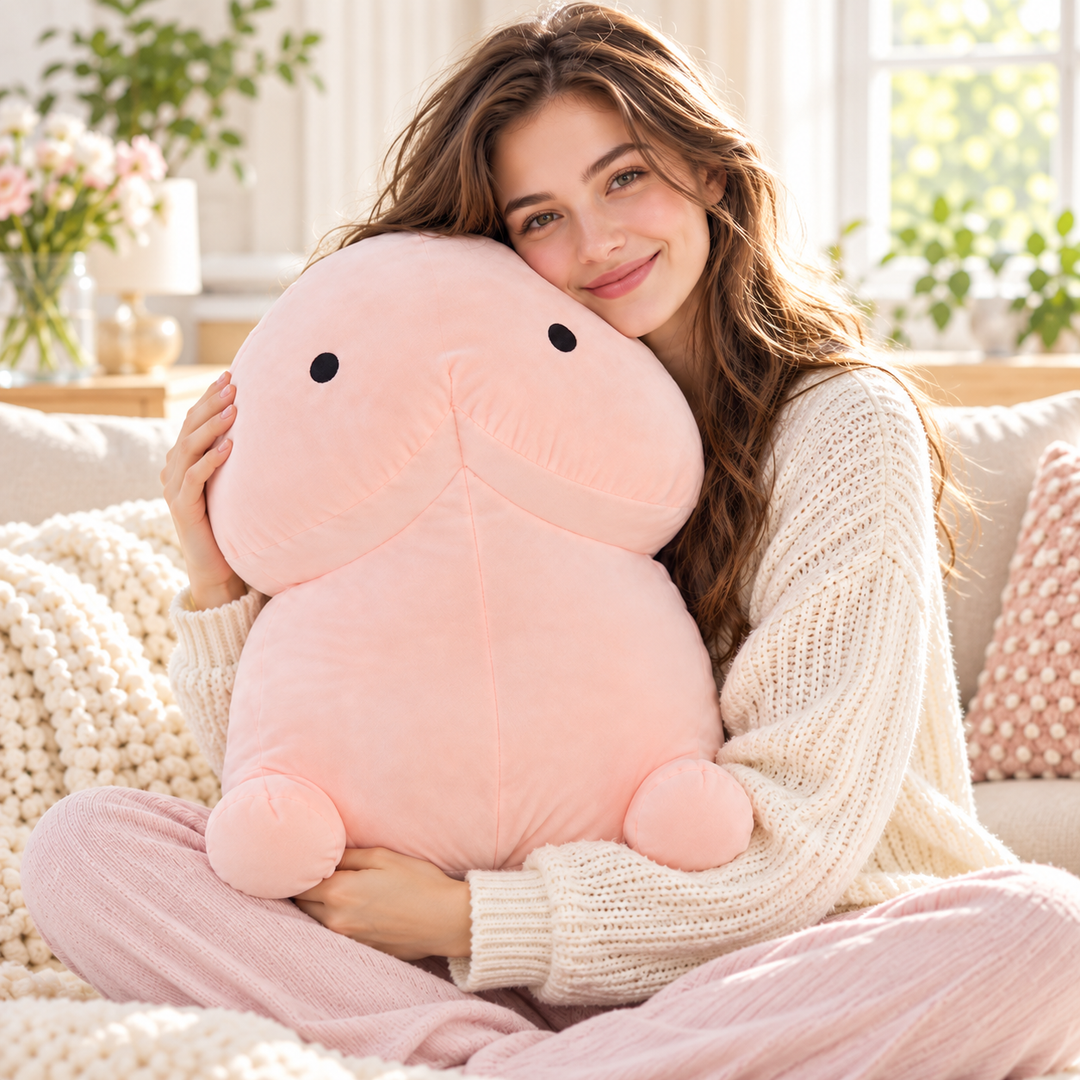 Large Plush Pillow Toy Soft Cuddly Stuffed Cushion for Kids and Decor