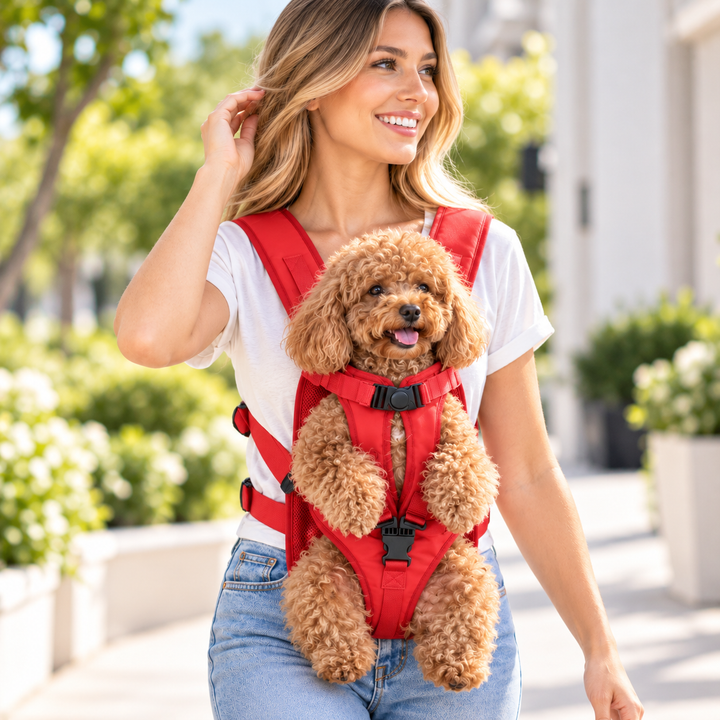 Dog Carrier Backpack Adjustable Canine Rucksack for Walking