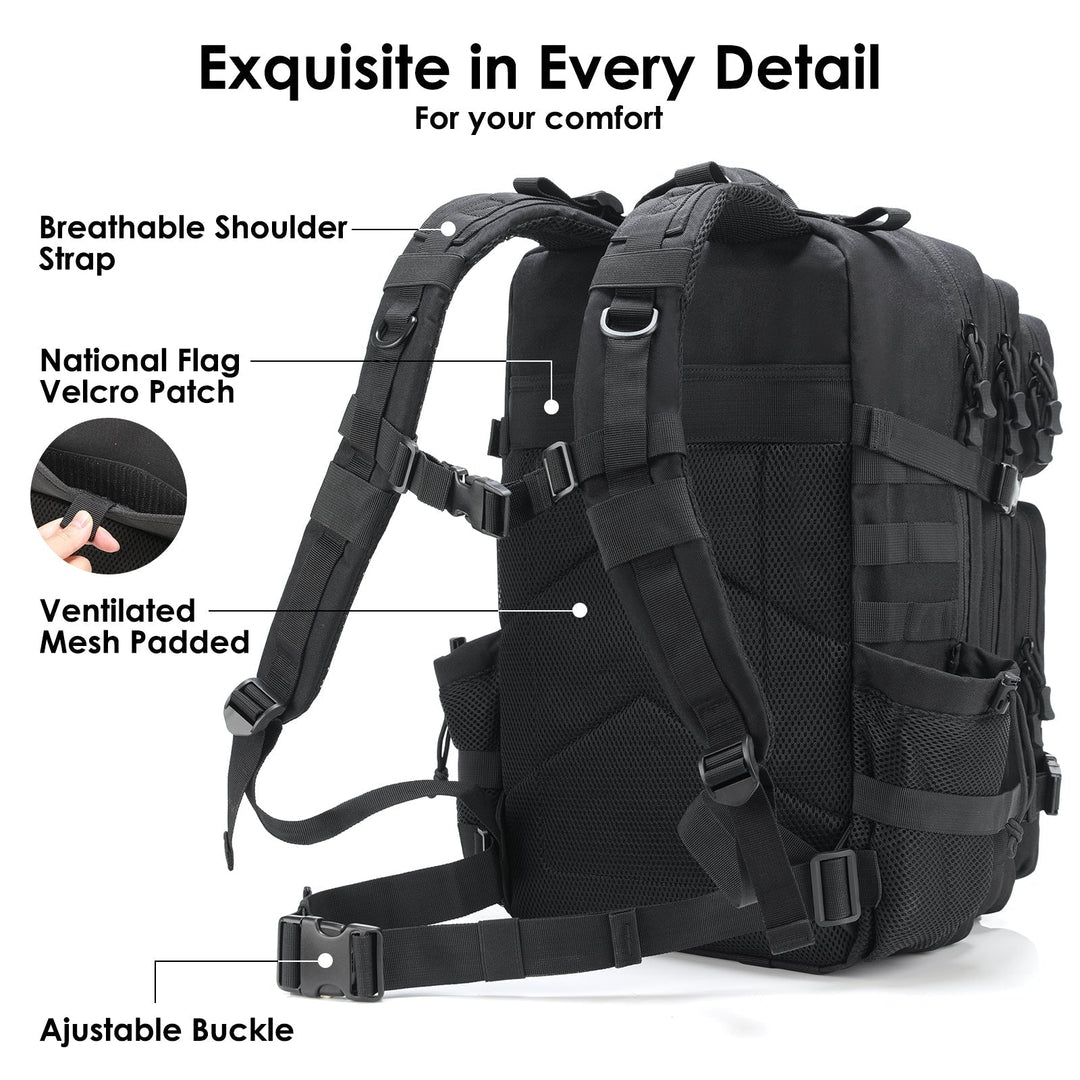 Military Tactical Assault Backpack Outdoor Hiking Gear Pack