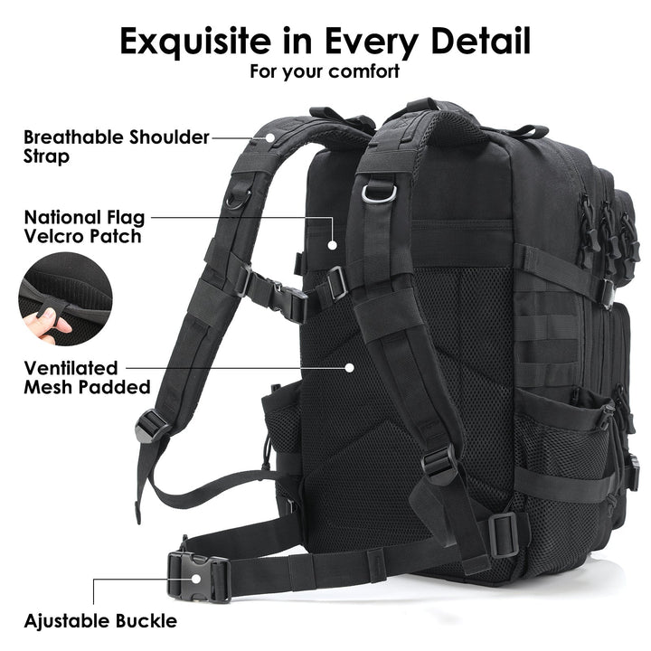 Military Tactical Assault Backpack Outdoor Hiking Gear Pack