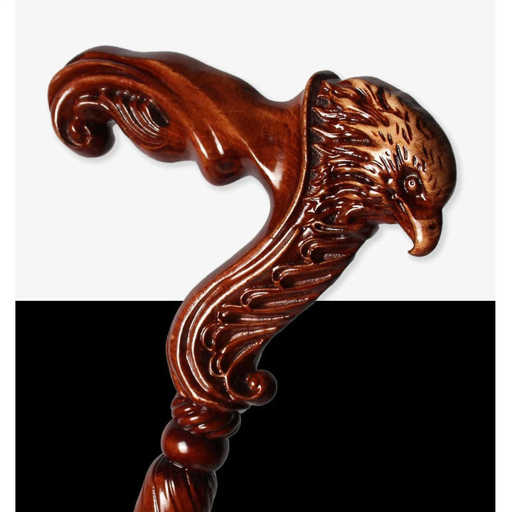 Wooden Straight Walking Cane Adult Mobility Support Stick