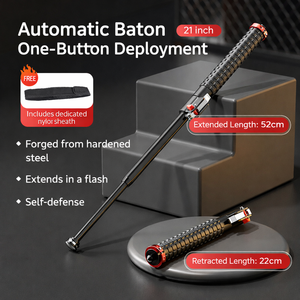 Telescopic Expandable Stick with Non Slip Grip Handle