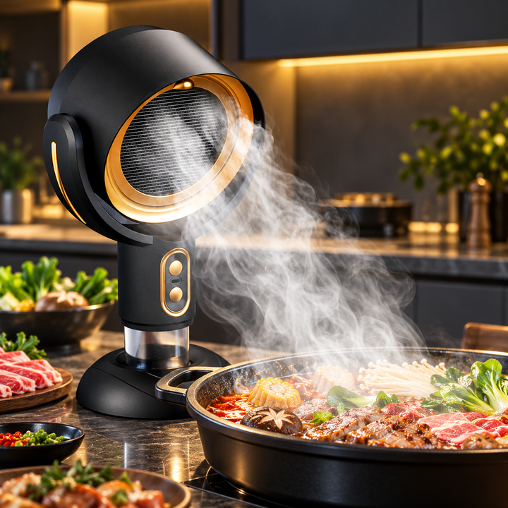 Portable Range Hood Rechargeable Kitchen Exhaust Extractor Fan