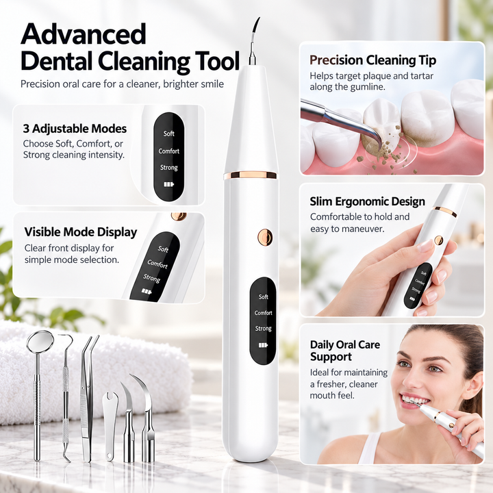 Dental Calculus Plaque Remover Electric Tooth Cleaner Home