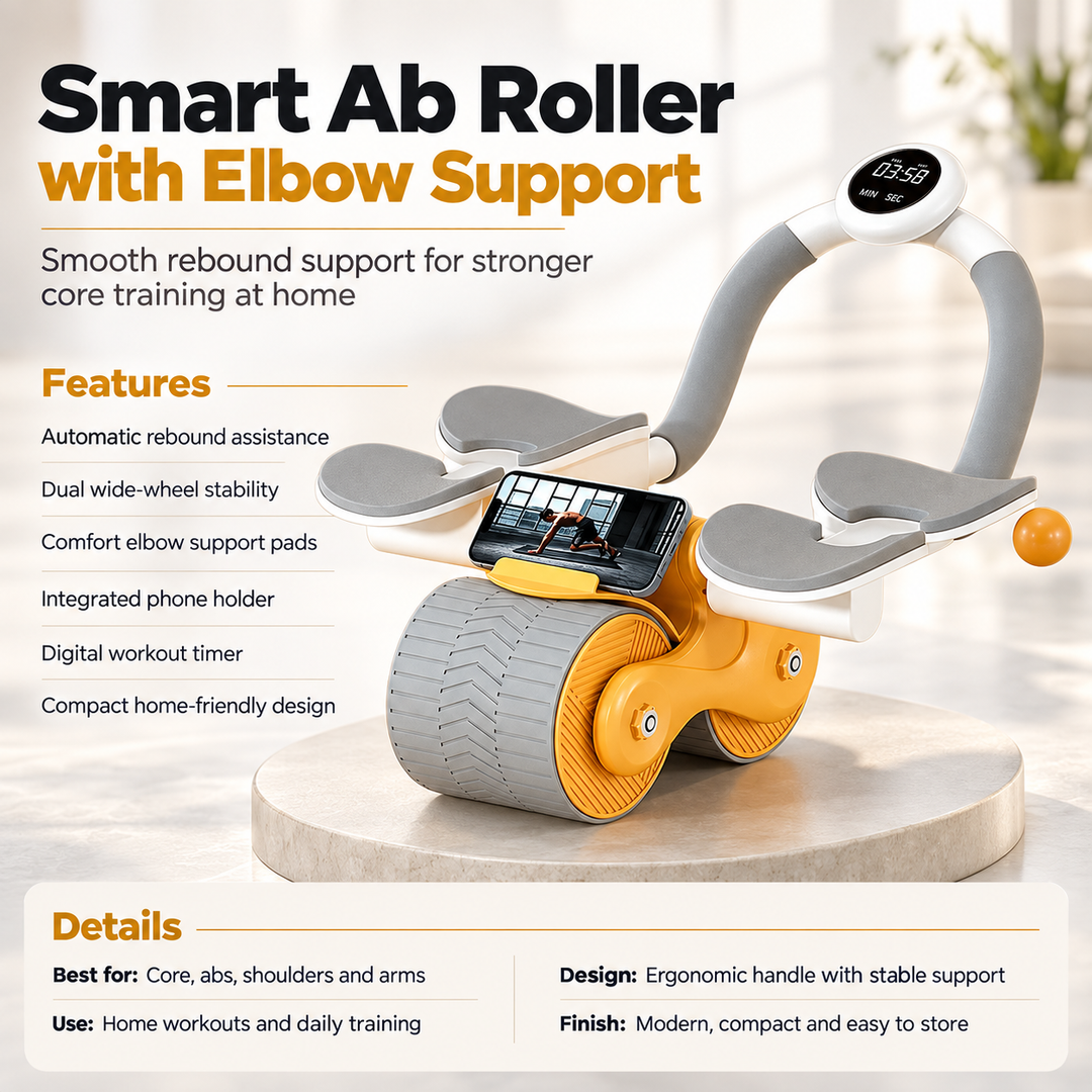 Abdominal Muscle Training Device Core Ab Trainer with Phone Holder