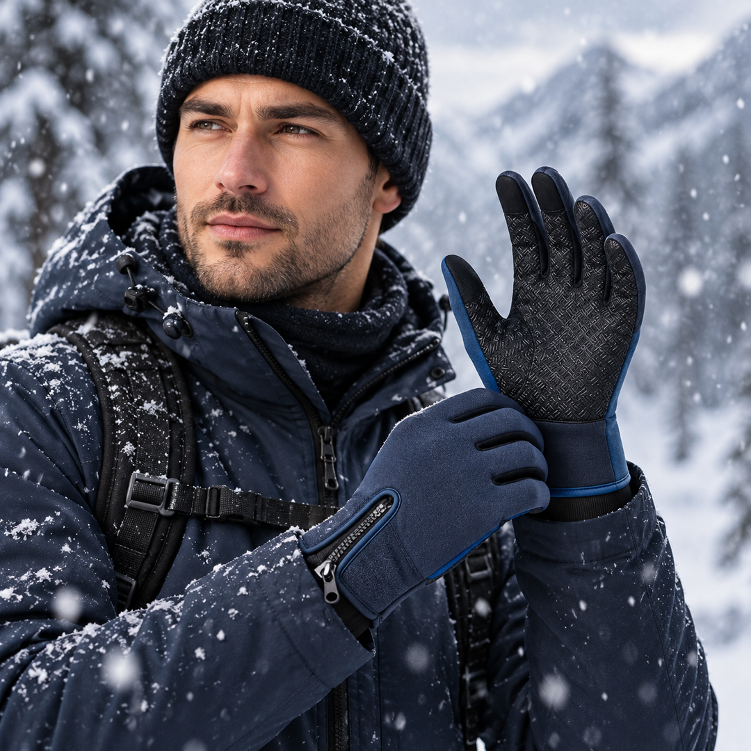 Waterproof Thermal Gloves Touchscreen Windproof for Men Women