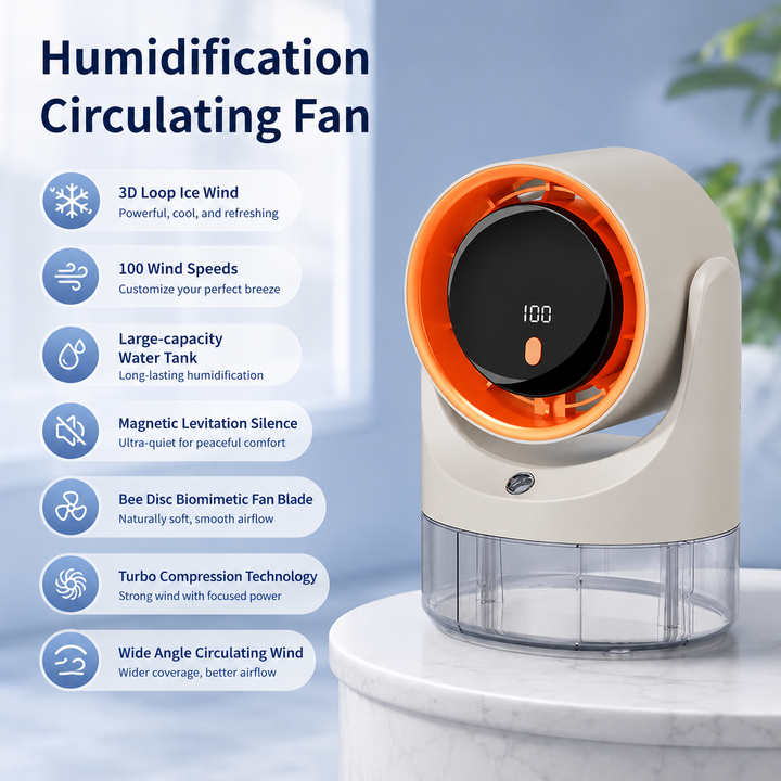 Portable Mini Mist Fan Electric Air Cooler Humidifier 360 Adjustable