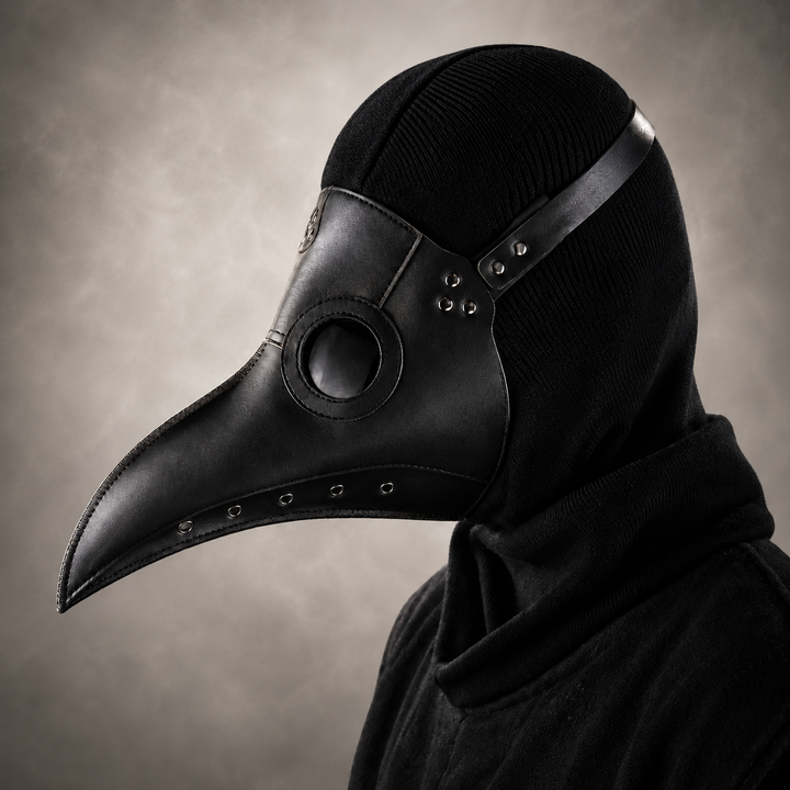 Plague Doctor Mask and Hat Steampunk Halloween Scary