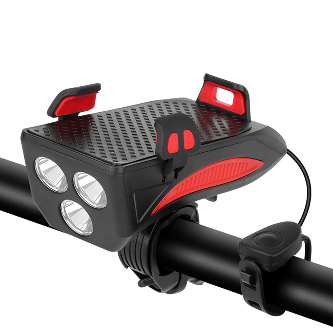 Bicycle Front LED Light Power Bank 1500 Lumens 4-in-1 Bike Light