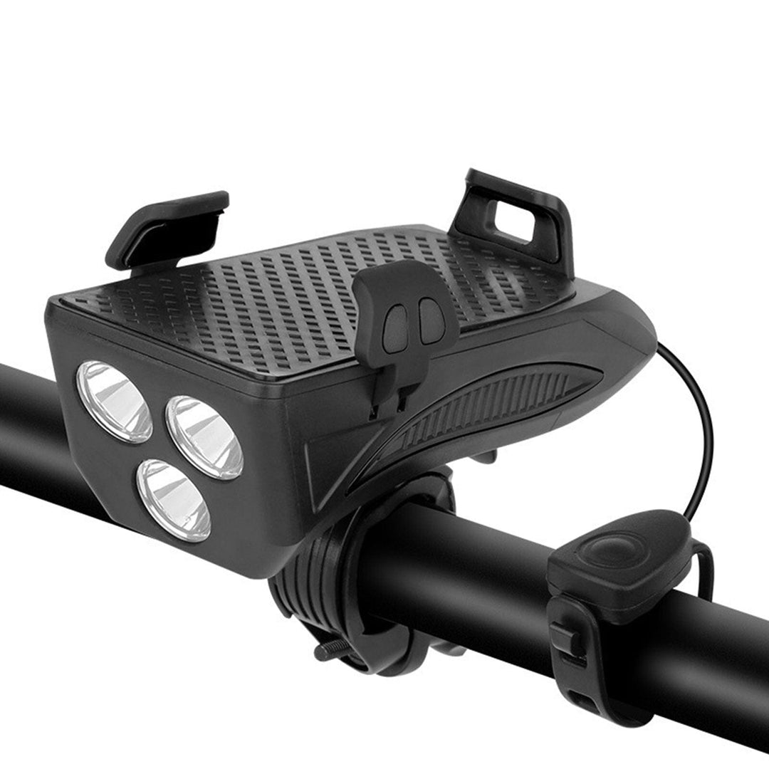 Bicycle Front LED Light Power Bank 1500 Lumens 4-in-1 Bike Light